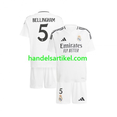 Real Madrid Jude Bellingham 5 Kinder Heim Trikotsatz 2024/25 Kurzarm